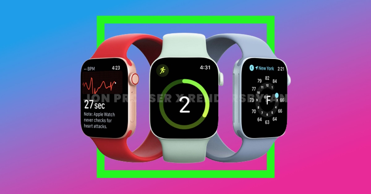 刮目せよッ！新型Apple Watchはデザイン大進化、Series 7で生まれ変わる！
