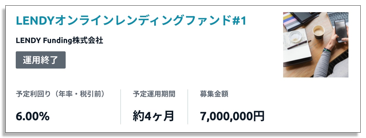 Funds(ファンズ)には高利回り商品あり