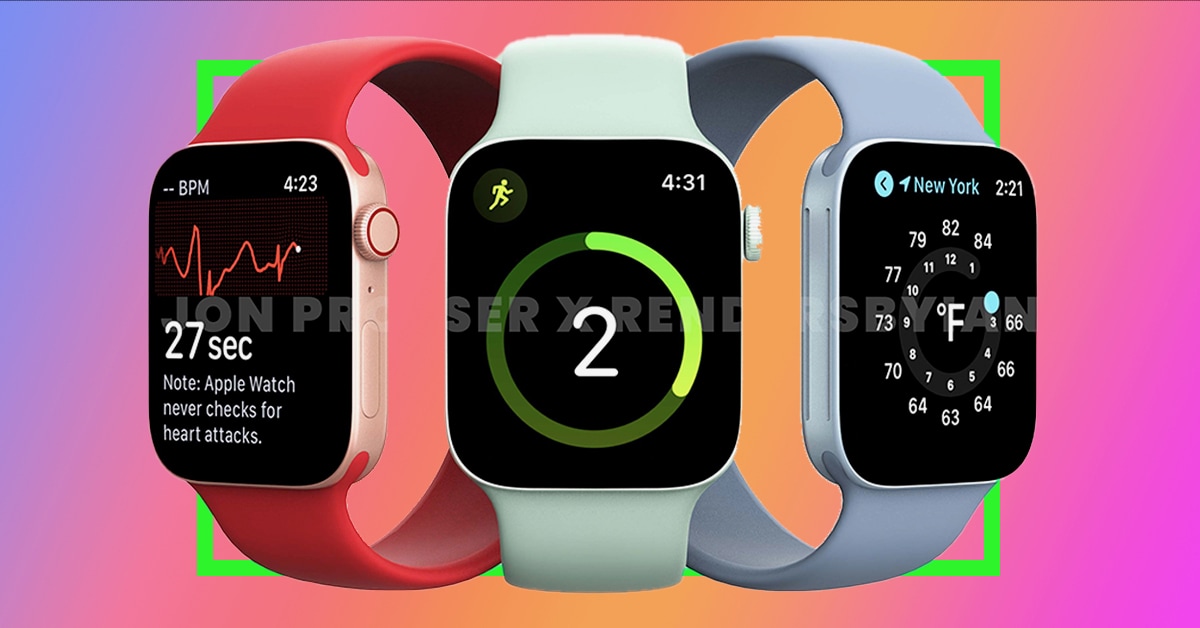 『Apple Watch Series 7』はバッテリー容量増、デザイン変更＆新色追加で9月発表と台湾メディアが報告