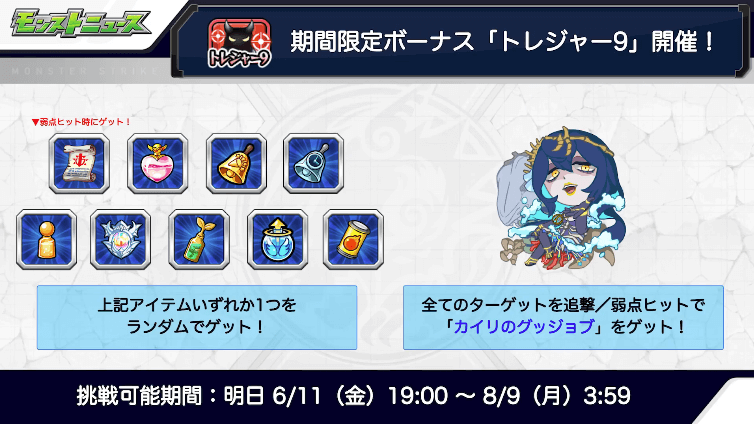 5おさらい:トレジャー9開催