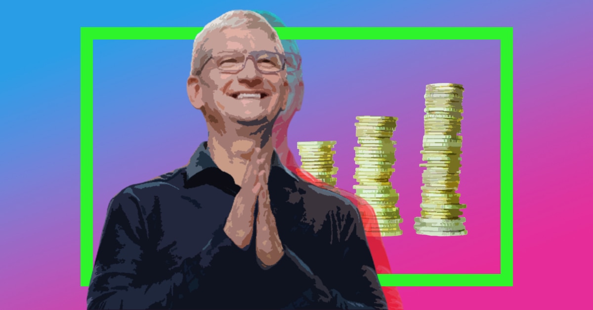 Apple CEO、ティム・クックはいくら稼いでるの？