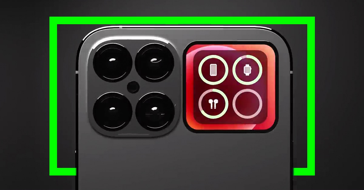 『iPhone 13 Pro』は背面サブディスプレイ搭載でTouch IDは画面埋め込み型、という仮想レンダリング