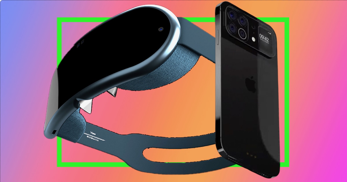 『iPhone 13』＆VRゴーグル：新プロセッサ『VR1』や8つのカメラを搭載した予測CG