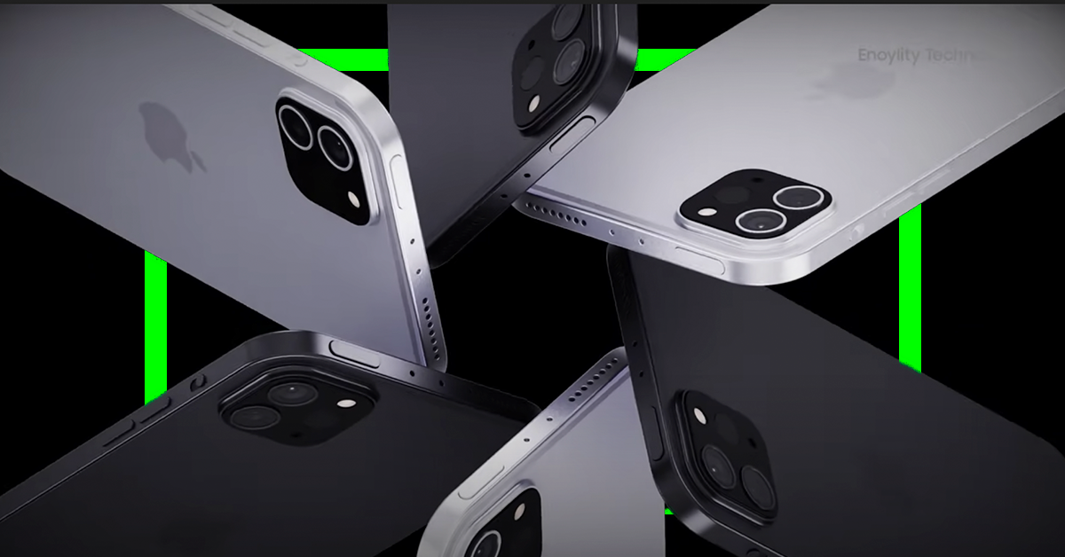 『iPhone 13』が『iPad Pro』ふうのユニボディに。M1を搭載してそうな予想CGが登場