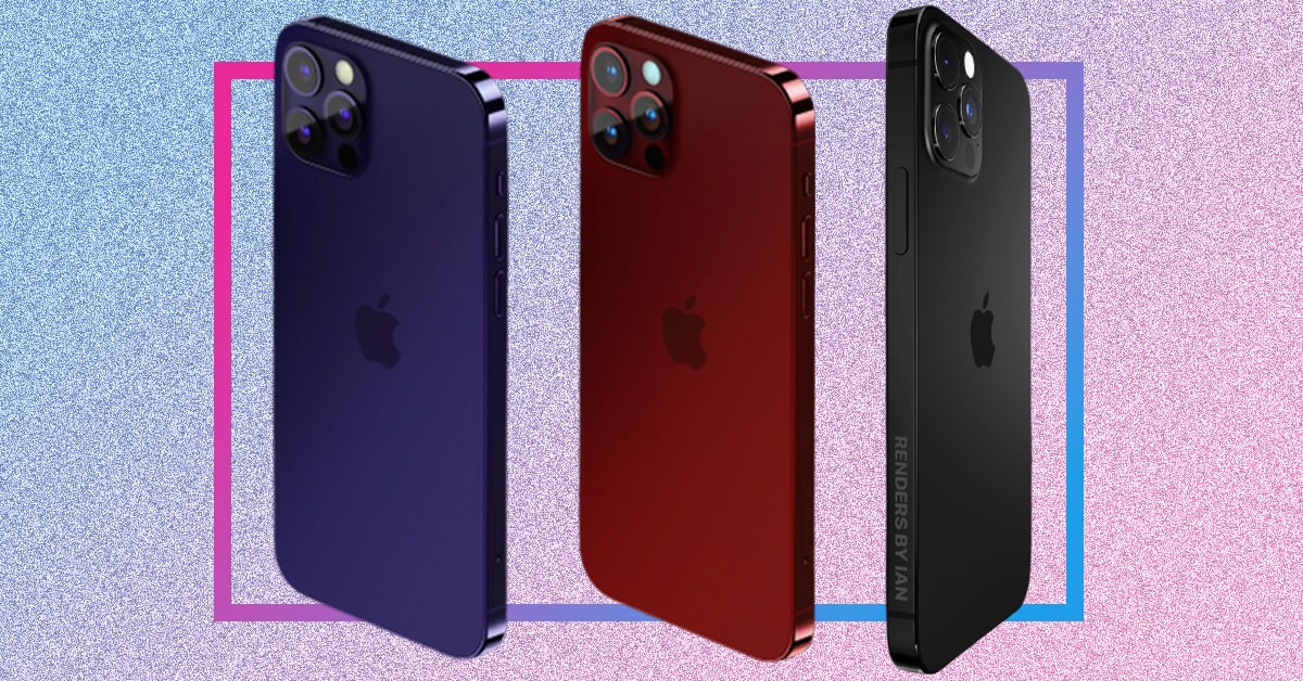 『iPhone 13』の新色マットブラックやダークレッドの予想CGとリーク情報