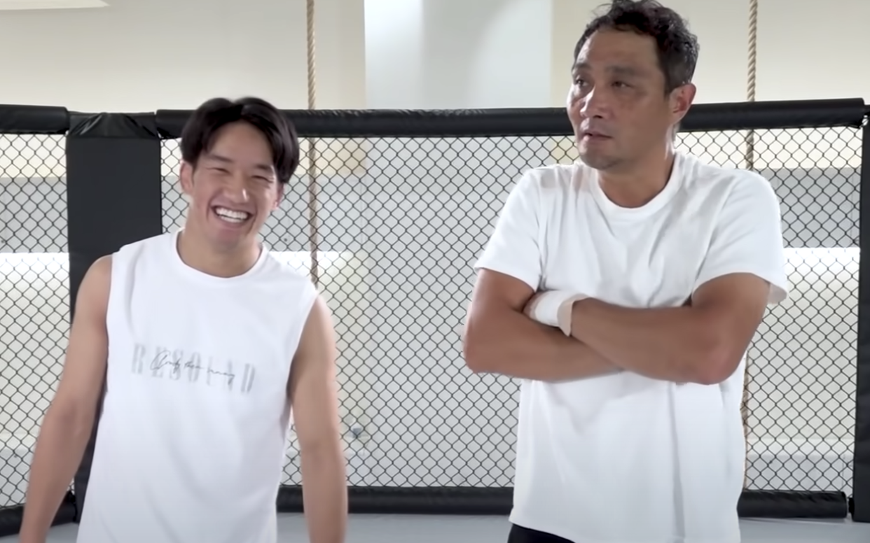 竹原慎二と朝倉海がコラボでガチスパークリング 打倒シバターの本格的スパーリングが話題に Appbank 竹原慎二と朝倉海がコラボでガチスパークリング 打倒シバターの本格的スパーリングが話題に Appbank