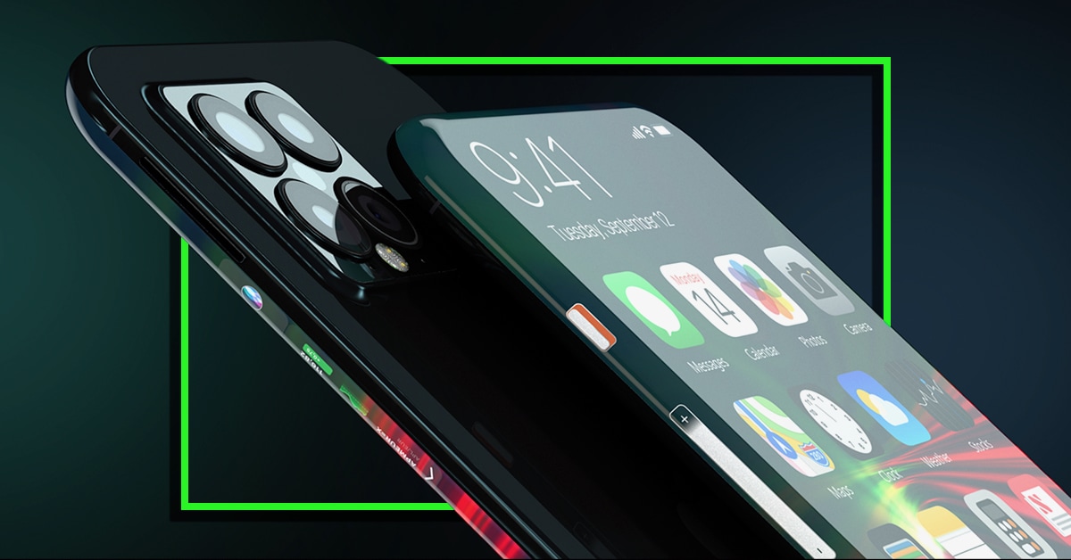 【衝撃】iPhone 13が画面下インカメラ＆Touch ID搭載で真の全画面になったら…アレ、持つところがない