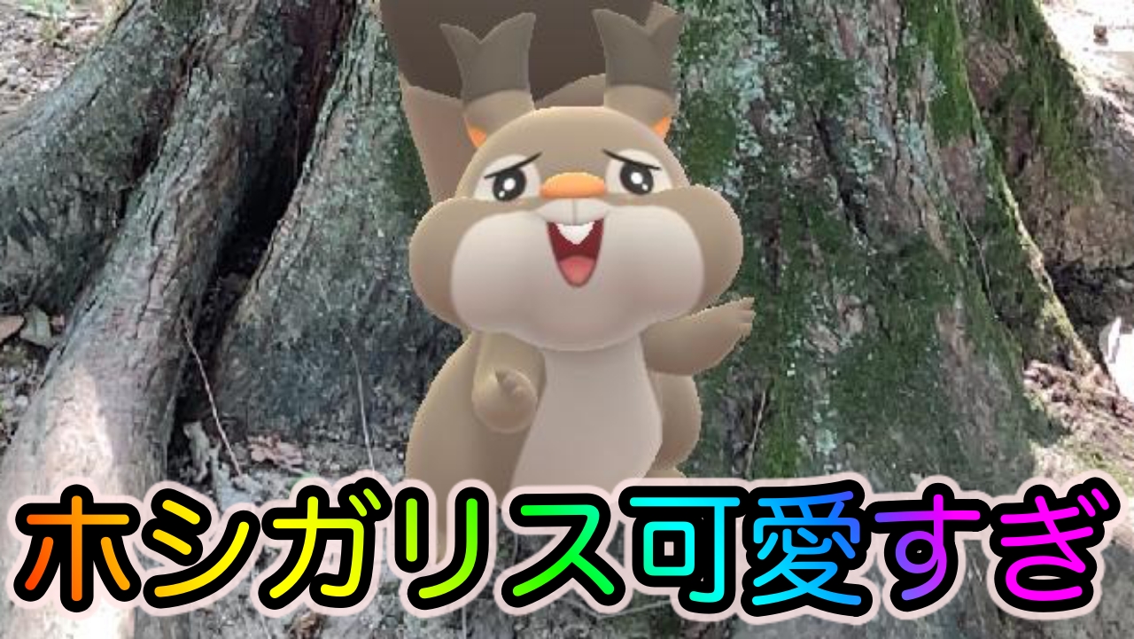 ポケモンgo 秋をテーマにポケモンたちをar撮影してみた ホシガリスの意外な表情にニヤり Appbank ポケモンgo 秋をテーマにポケモンたちをar撮影してみた ホシガリスの意外な表情にニヤり Appbank