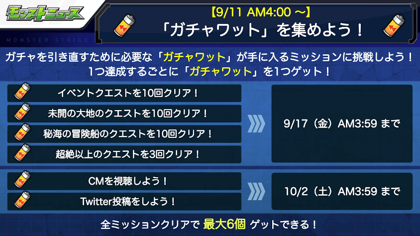 14ガチャワットを集めよう