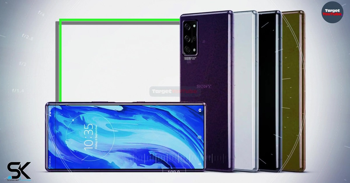 Xperia 1 IV：カメラ超絶強化!?画面下インカメラや108MPのソニー製カメラセンサーIMX 800を搭載した仮想CG