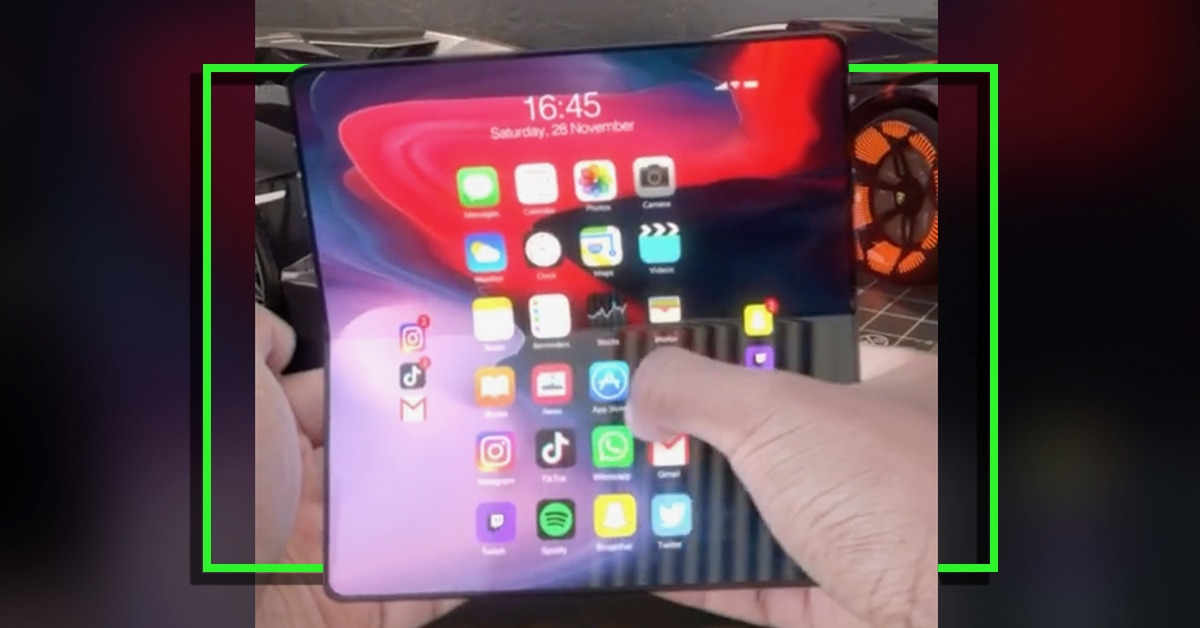 折りたたみiPhone 13のCG動画がTikTokで大人気！→あり得ないけどギミックが格好いい