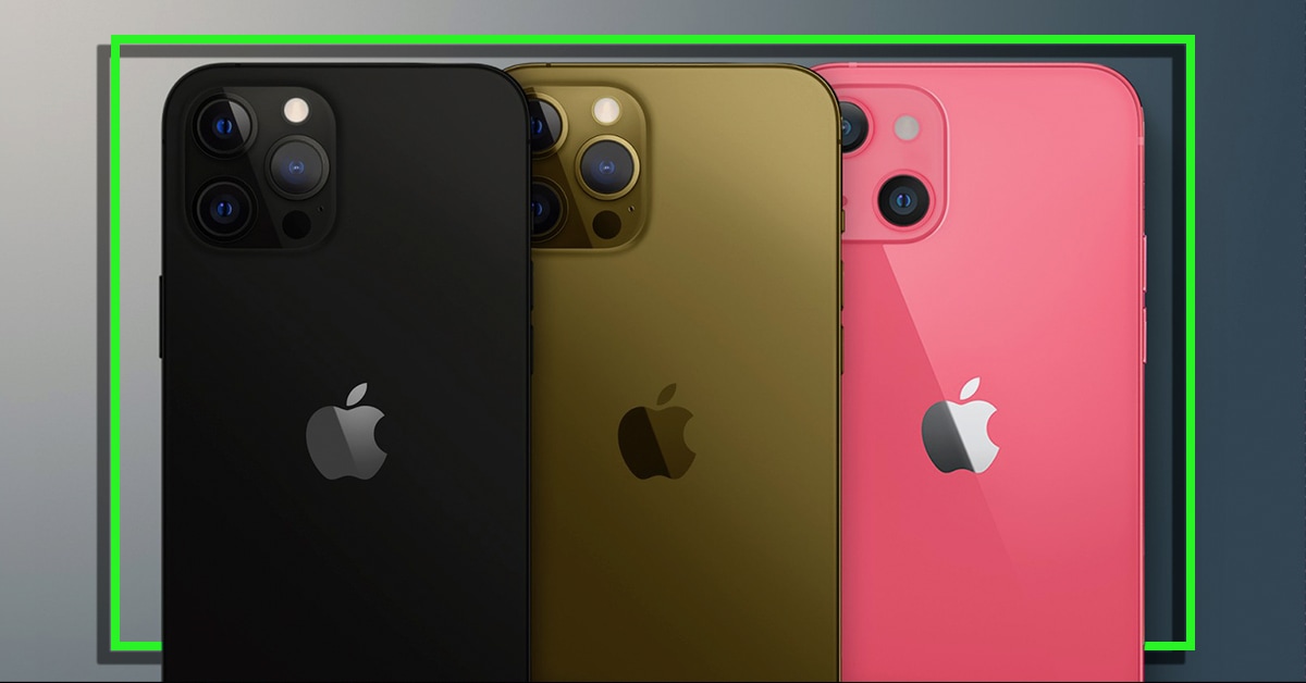 iPhone 13に新色ピンク、Proモデルにはブラックとブロンズが新登場とリーク！各モデルのストレージ容量も判明