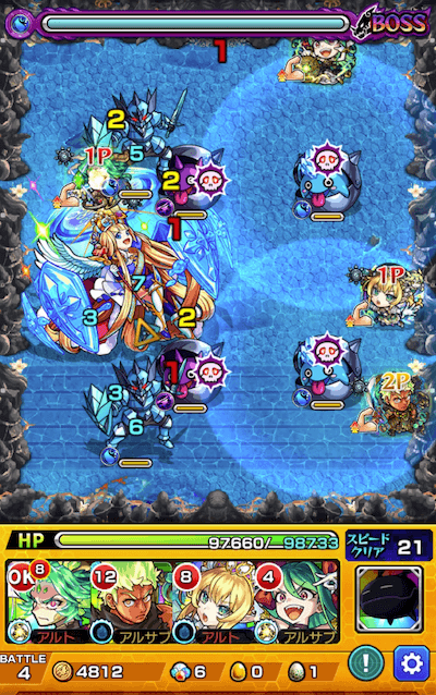 モンスト禁忌7(裏)ボス1
