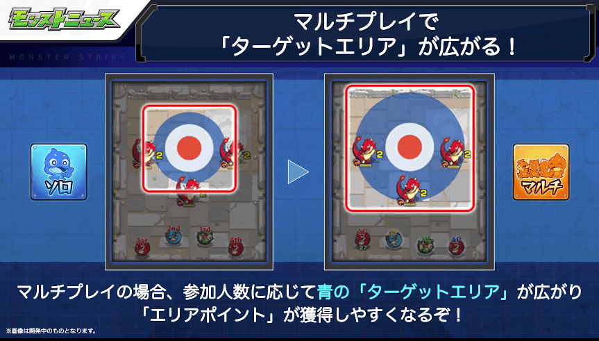 16マルチプレイでターゲットエリアが広がる