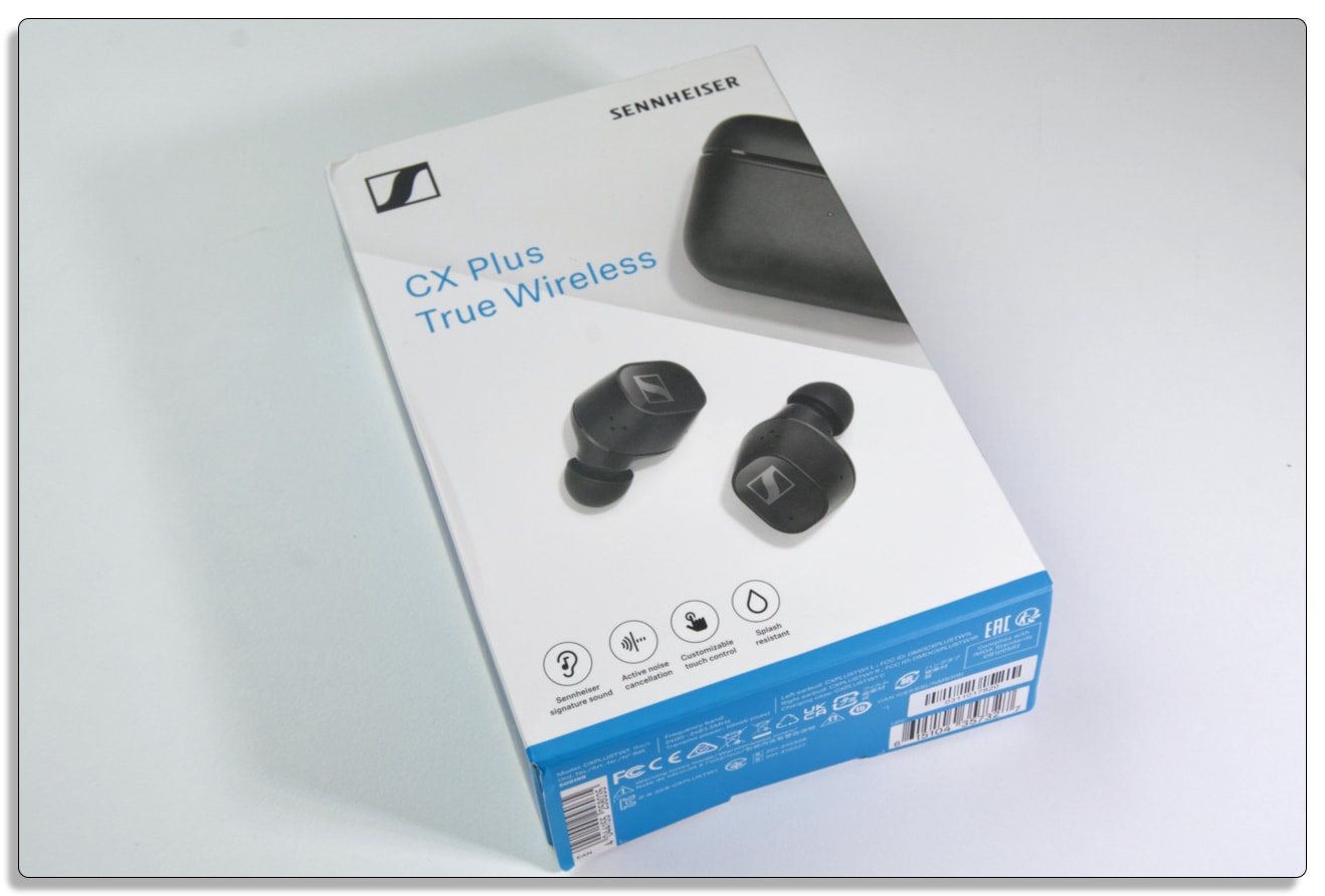 オーディオ,ゼンハイザー,sennheiser,CX Plus True Wireless,完全ワイヤレスイヤホン,Bluetoothイヤホン,ノイズキャンセリング,パッケージ