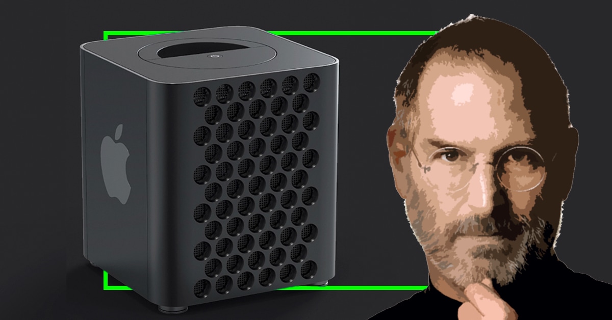 スティーブ・ジョブズの失敗作を改善した「Mac Pro Cube」の仮想CG