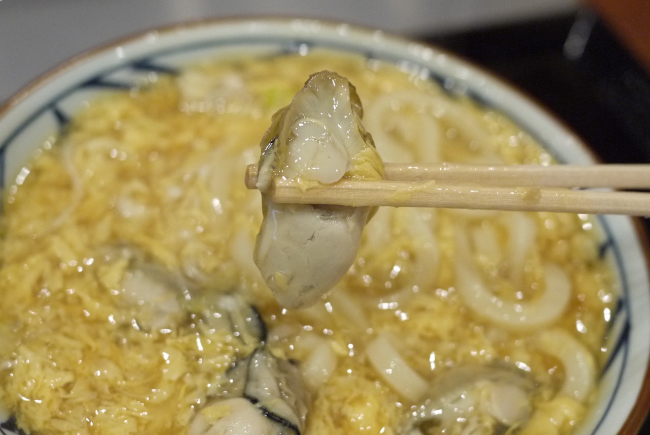 【丸亀製麺】本日発売『牡蠣たまあんかけうどん』食べてみた! とろとろ“玉子あん