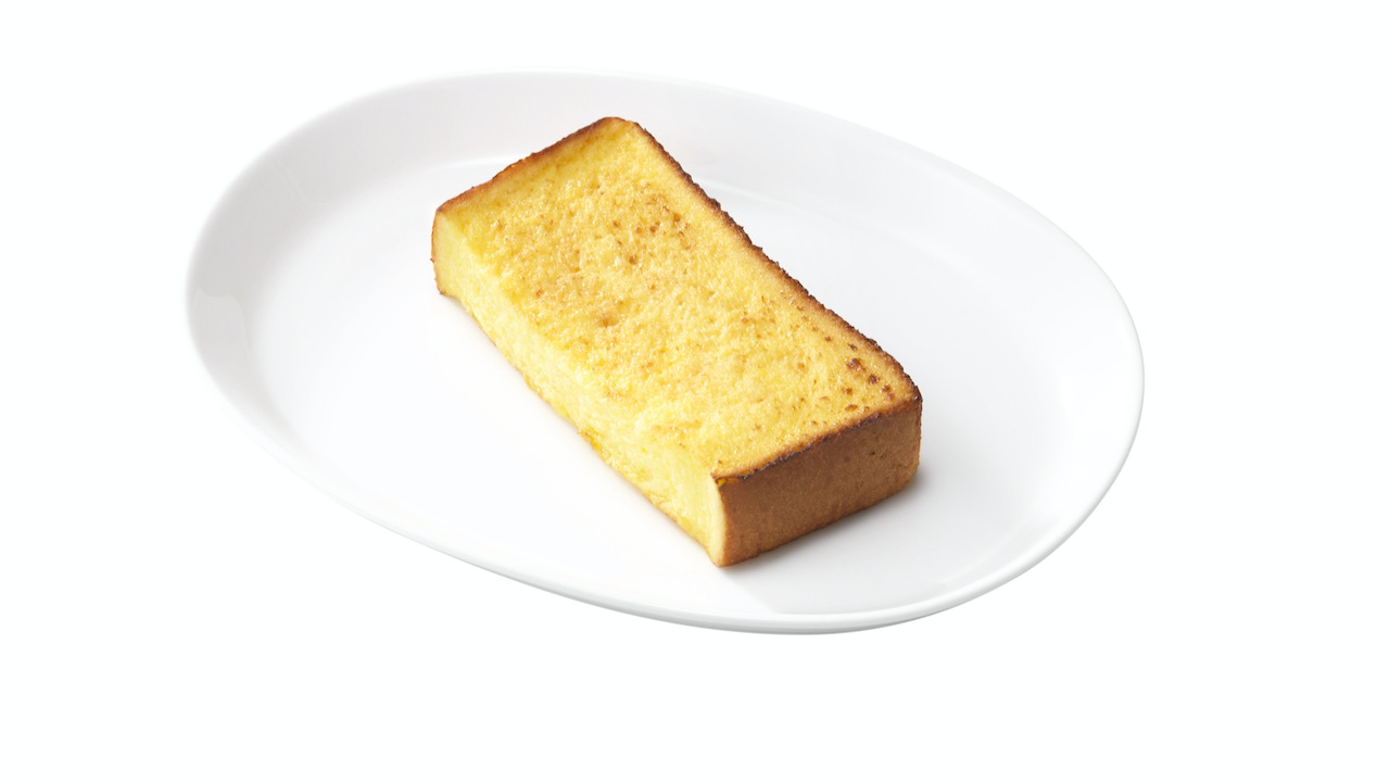 【モス】朝限定『フレンチトースト』3/24発売。「バターなんていらないかも、と思わず声に出したくなるほど 濃厚な食パン」を使用。