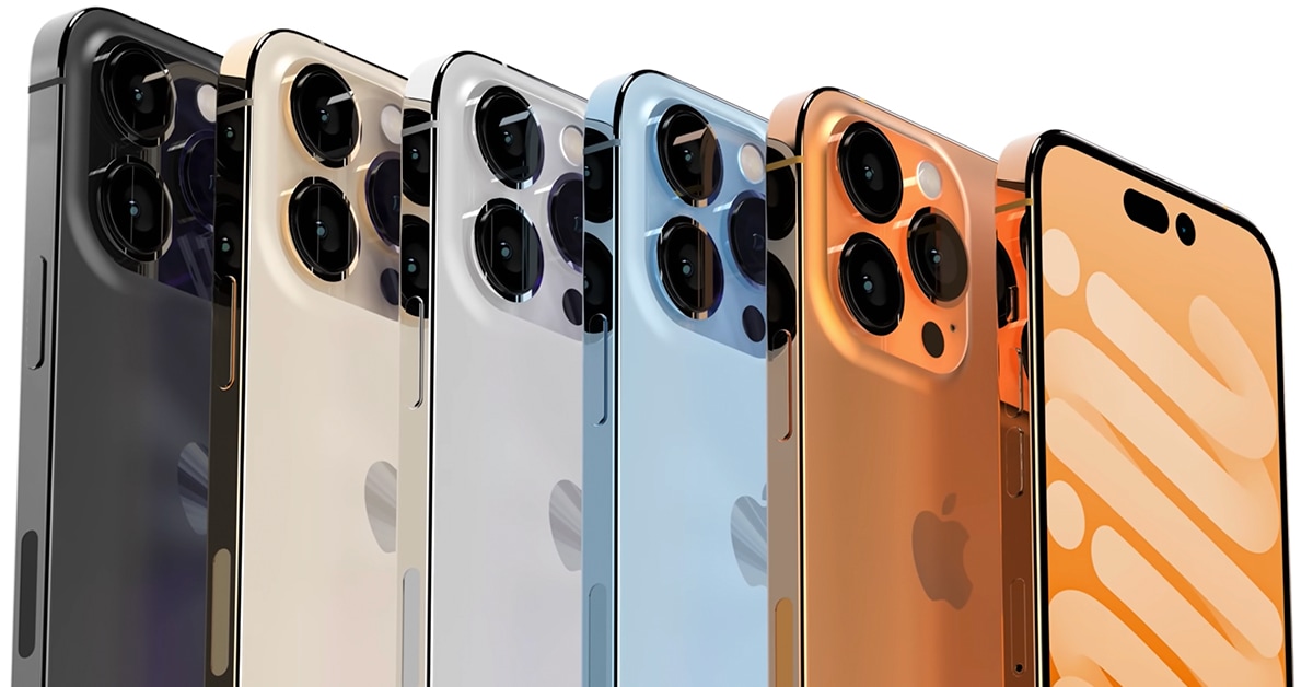 iPhone 14の新カラーはコレ！ノッチ廃止＆細ベゼル化、初の48MPカメラ搭載で9月登場の噂