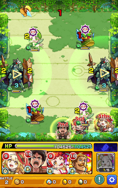 ステージ2モンスト未開の大地拠点33