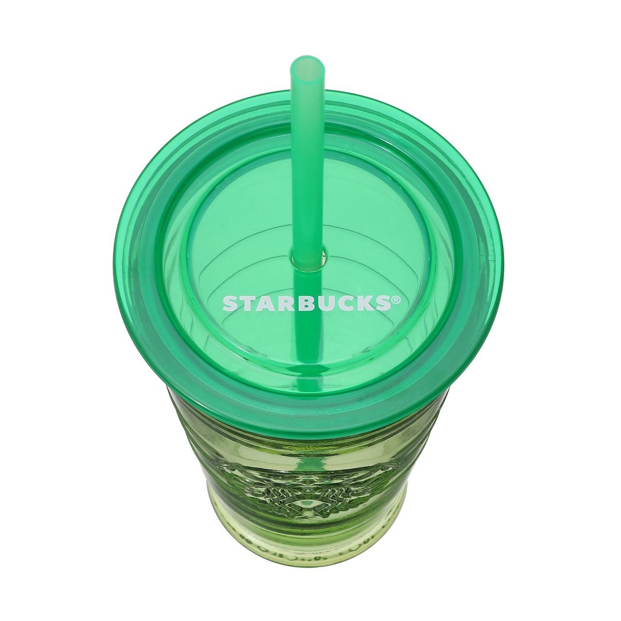 リサイクルガラスコールドカップタンブラーライムグリーン473ml