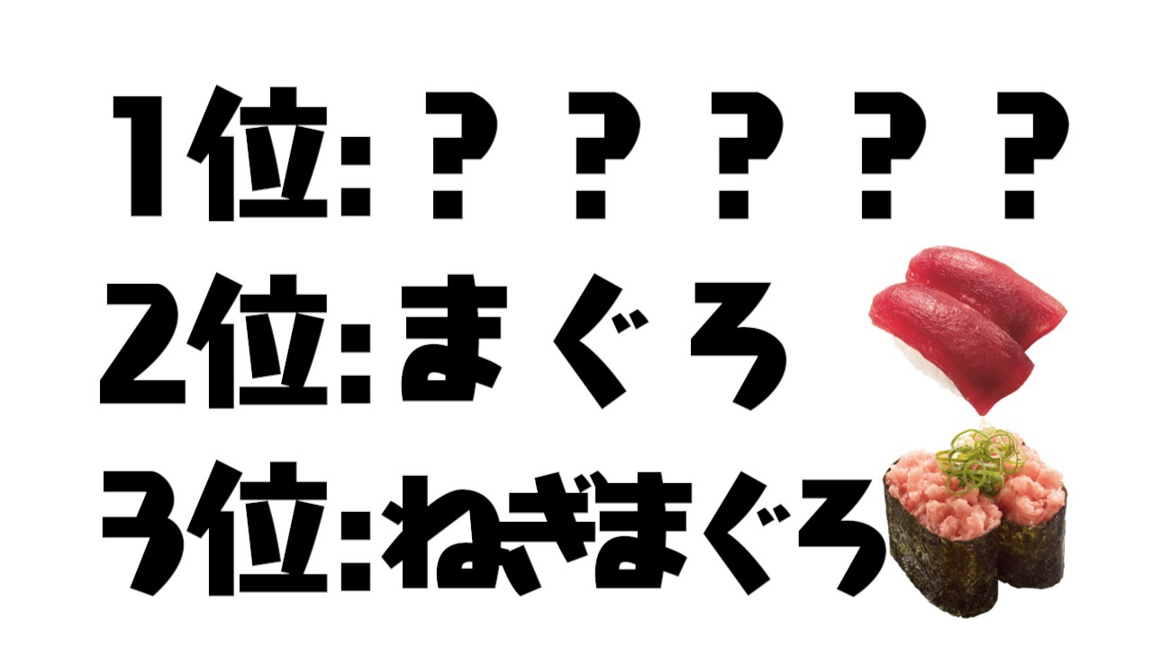 スシロー好きなネタランキング発表! 2位まぐろを超えた好きなネタとは!?