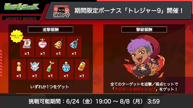 16トレジャー9も開催