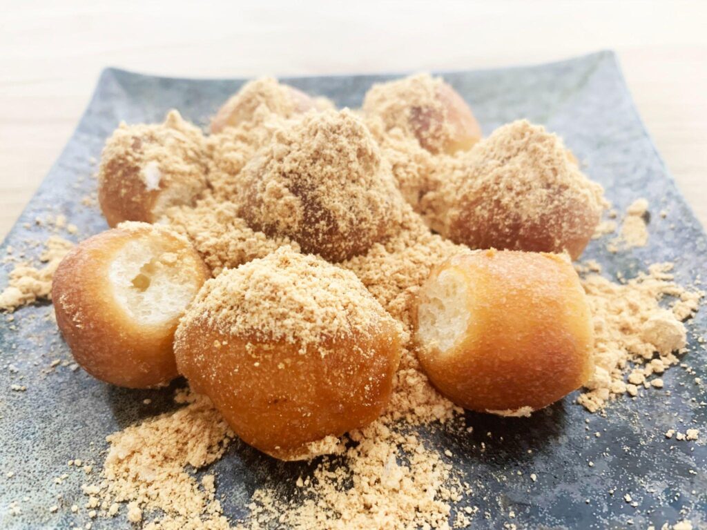 ポン・デ・リングであべかわ餅を作るぞ！縁側に腰掛けて緑茶のお供にしたいナンバーワン和菓子が爆誕した