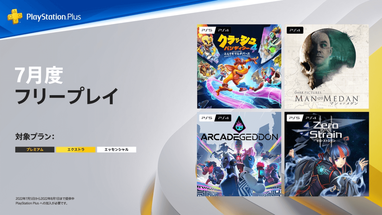 【PSPlus】『クラッシュ・バンディクー4』がフリープレイに登場! その他計4タイトルを紹介！