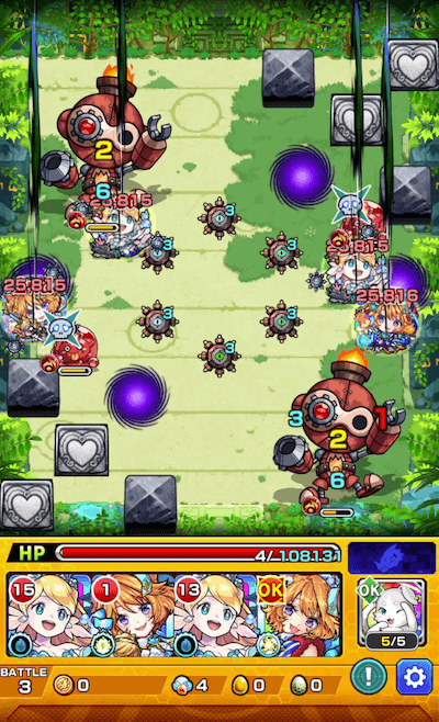 モンスト拠点36ステージ3