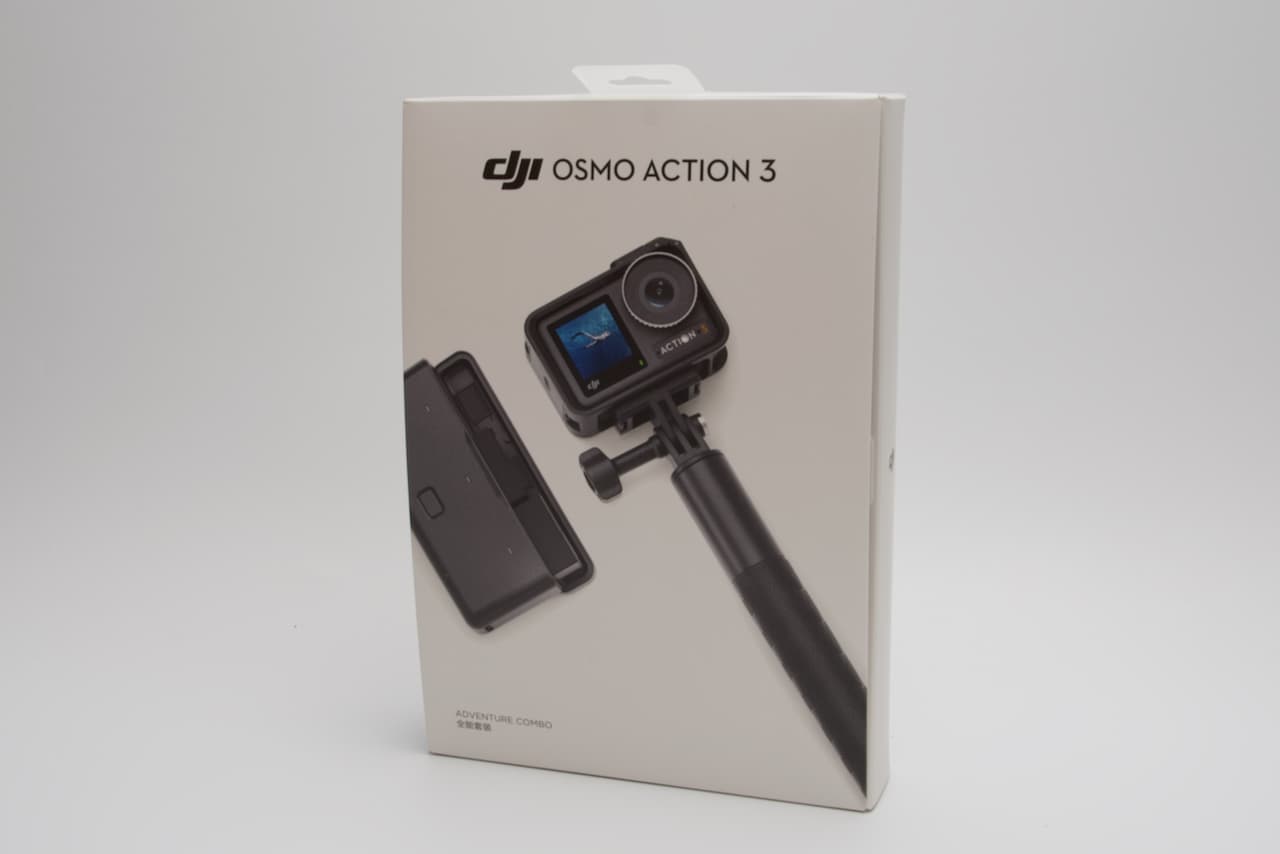 DJI「Osmo Action 3」開封の儀：4K/120fps・16m防水・最長160分駆動が