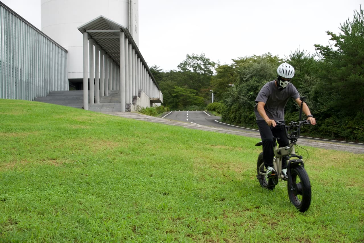 DJI ACTION 3を電動自転車に装着して走る