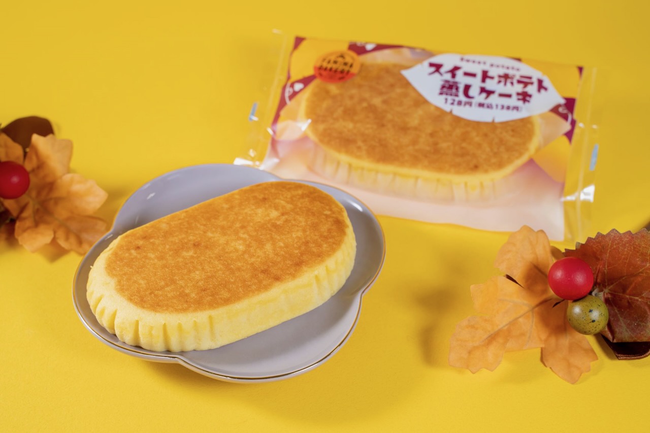 スイートポテト蒸しケーキ