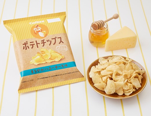 カルビー　ポテトチップス　まろやかハニーチーズ味　75g