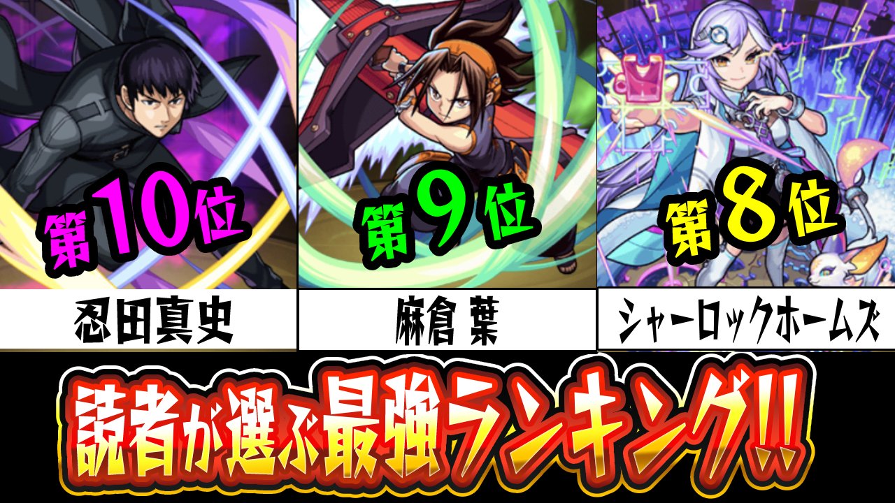 読者が選ぶ“8周年以降に登場したキャラ”の最強ランキングトップ10!