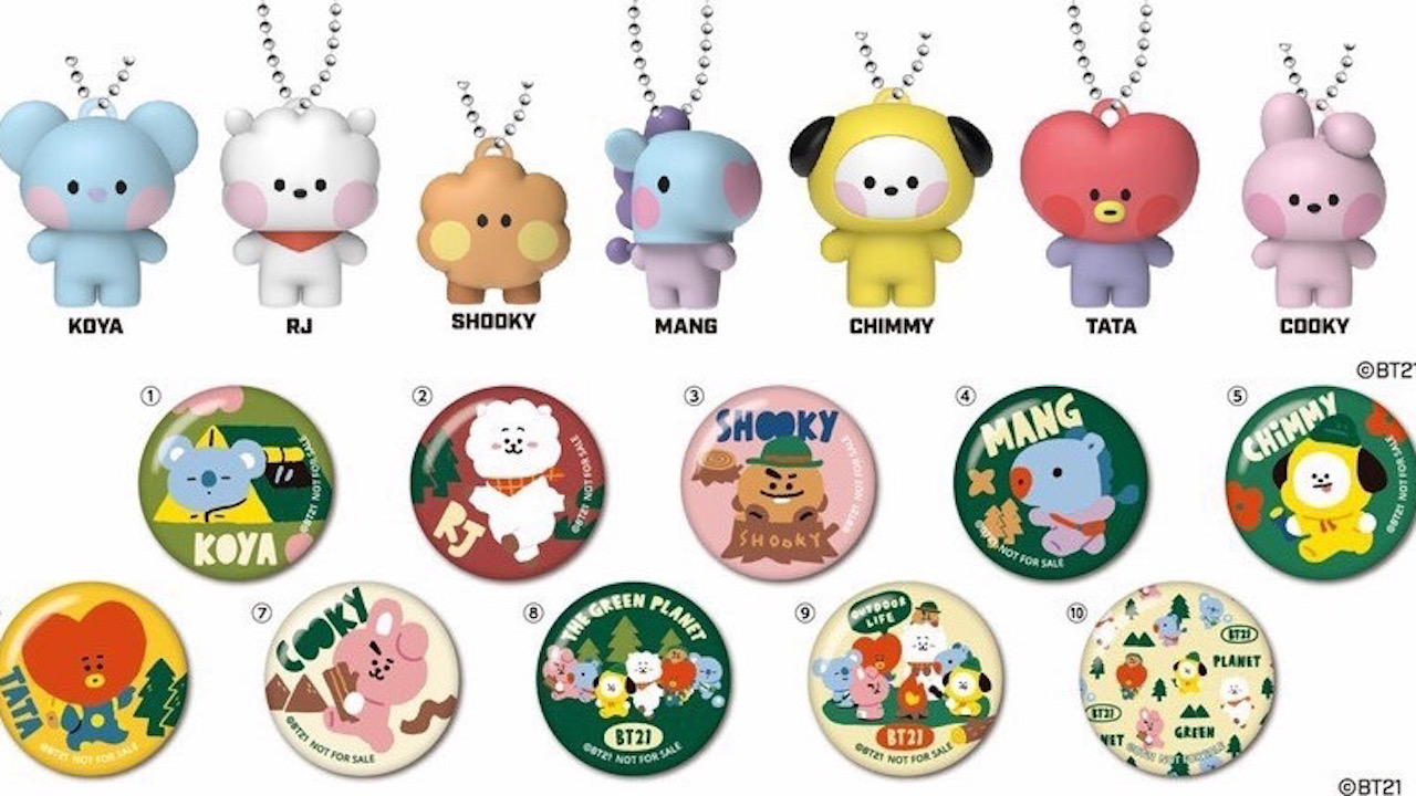 【くら寿司】10/1「BT21」タイアップキャンペーン第2弾スタート!!貴重なオリジナルグッズが手に入れよう!!