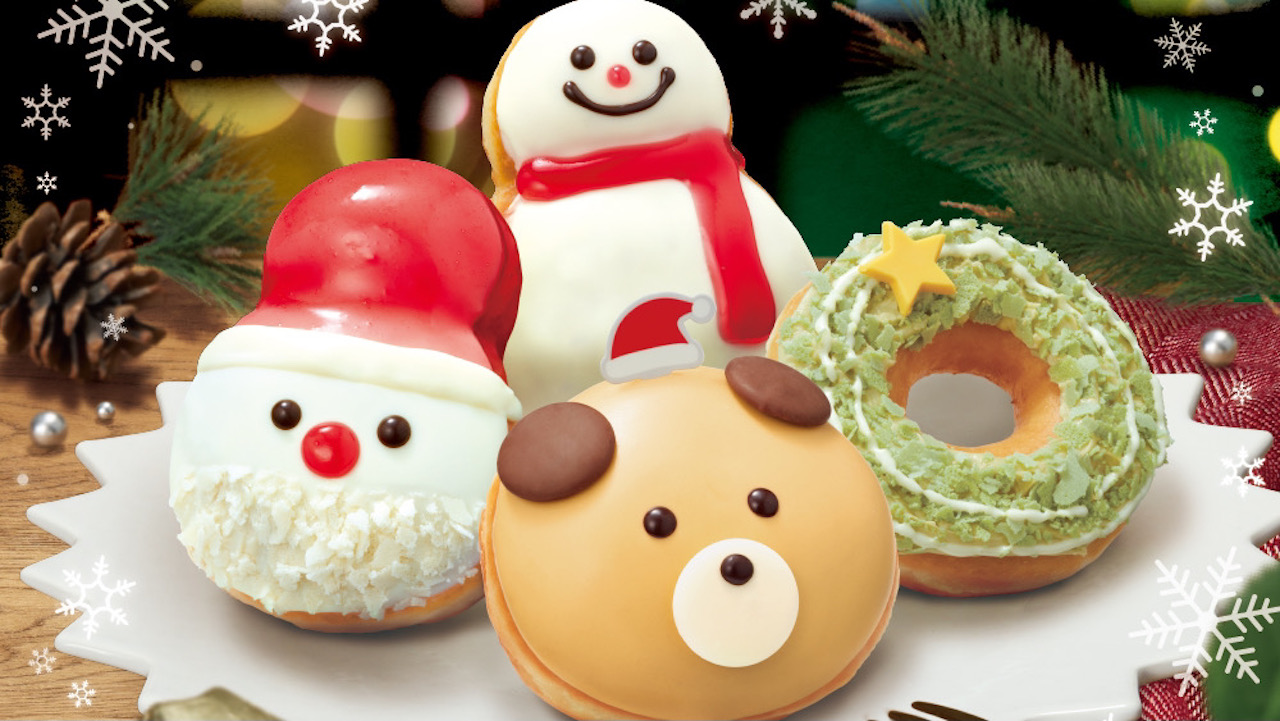 サンタやスノーマンなどクリスマスのかわいい主役たちがドーナツに!11/25より期間限定で登場 #クリスピークリームドーナツ