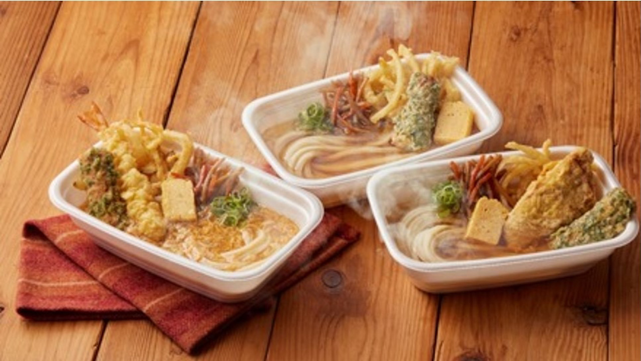 【丸亀製麺】熱々ほっこりあたたまる「丸亀うどん弁当」11/29登場! 冬季限定の『えび天玉子あんかけうどん弁当』も発売