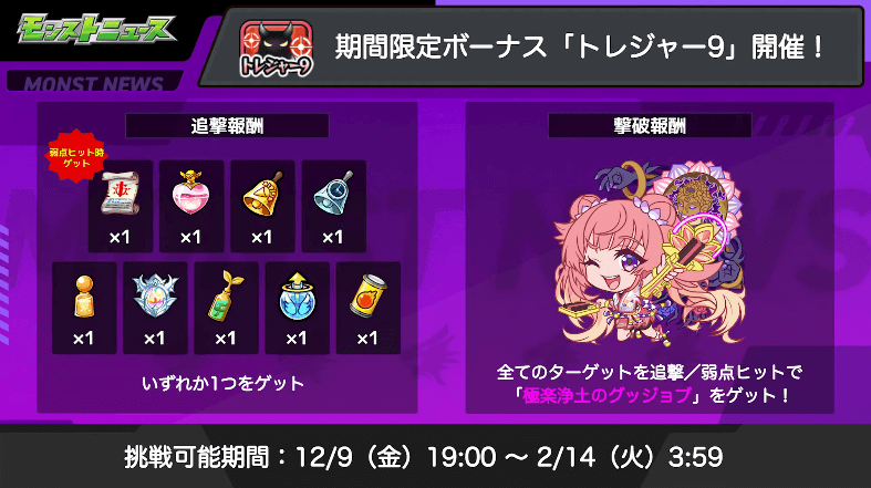 4トレジャー9も開催