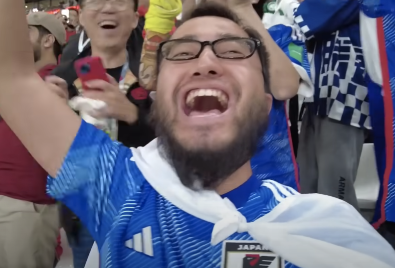 YouTuber「しげ旅」がW杯スペイン戦勝利の瞬間を撮影!  現地スタジアムの熱気と感動を伝える!