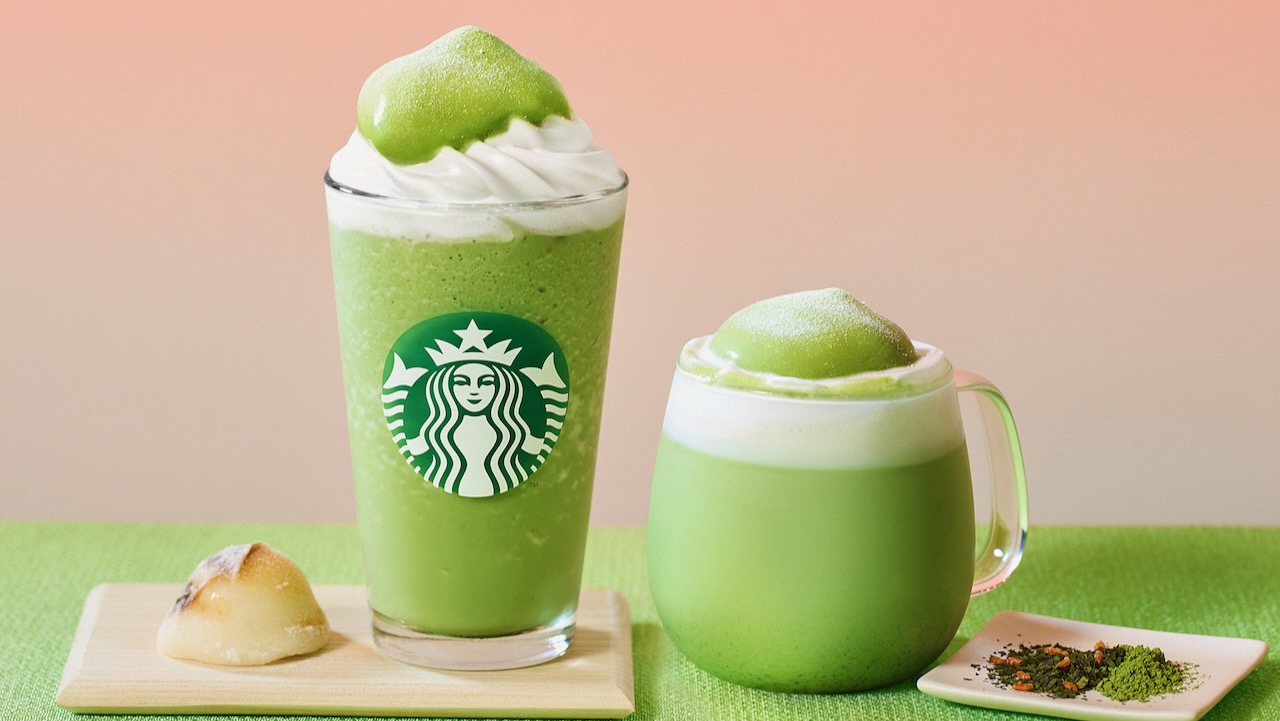 【スタバ新作】12月26日 #抹茶玄米茶もちフラペチーノ 登場!! 年末年始はほっとひと息!