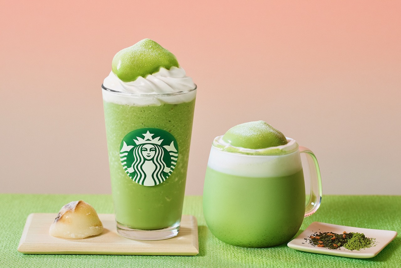 抹茶玄米茶 もち フラペチーノ
