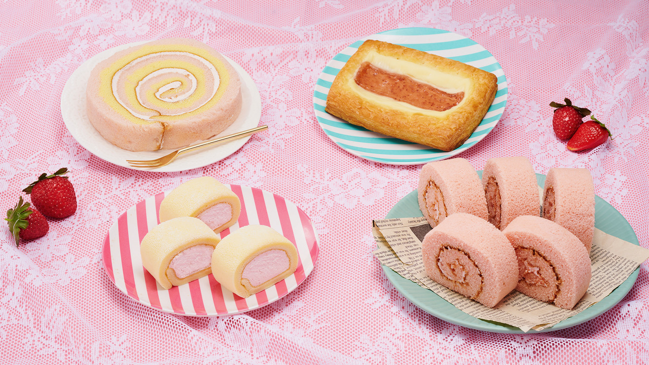 すべて100円台「いちご」を楽しむパンやデザートが続々登場!! #ローソンストア100