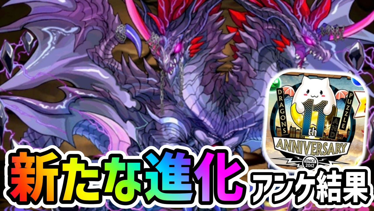 【パズドラ】11周年で新たな進化を果たすのはこいつだ! ユーザーアンケート結果を発表!!