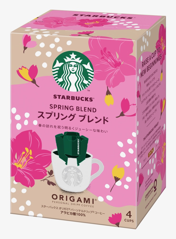 スターバックス オリガミ® パーソナルドリップ® コーヒー
スターバックス® スプリング ブレンド 4 袋