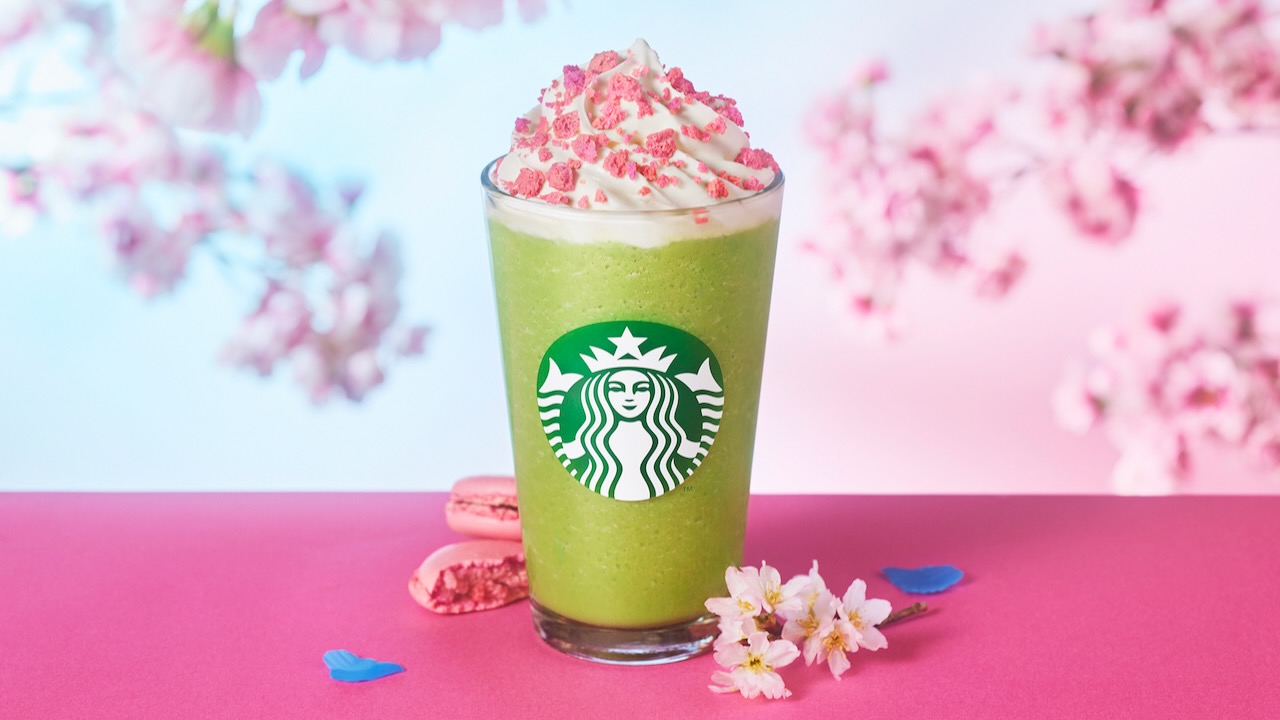 【スタバ新作】2023SAKURA第2弾は抹茶ベースのさくら! モバイルオーダーなら2/24から