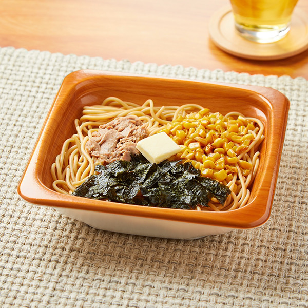 焼きとうもろこしとシーチキンのパスタ