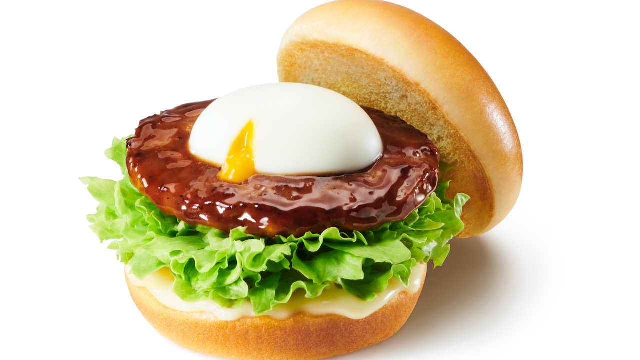 【モス】半熟風たまご×北海道産チーズ「とろったまチーズ テリヤキバーガー ～北海道産ゴーダチーズ使用～」3/24新発売!