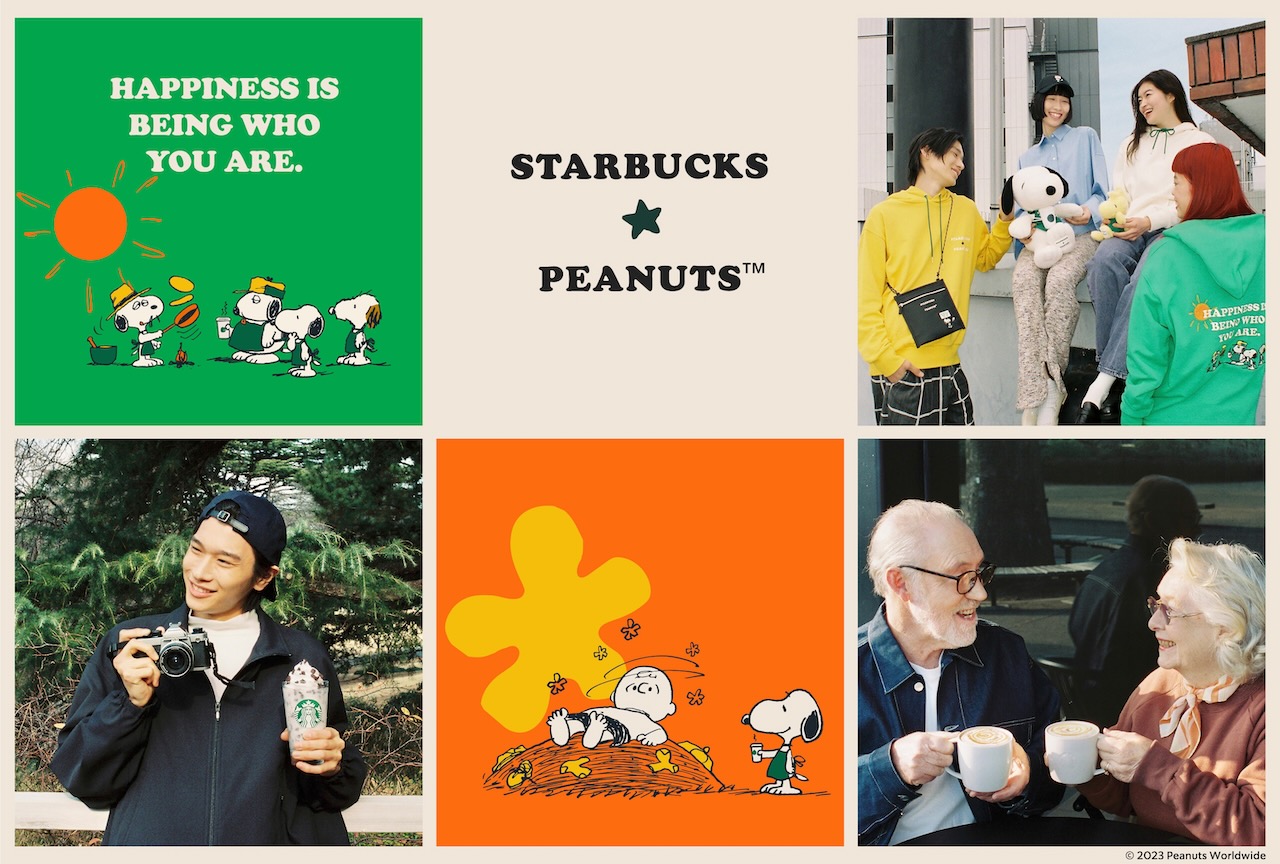 スタバ スヌーピー PEANUTS コラボ　パーカー\u0026キャップ