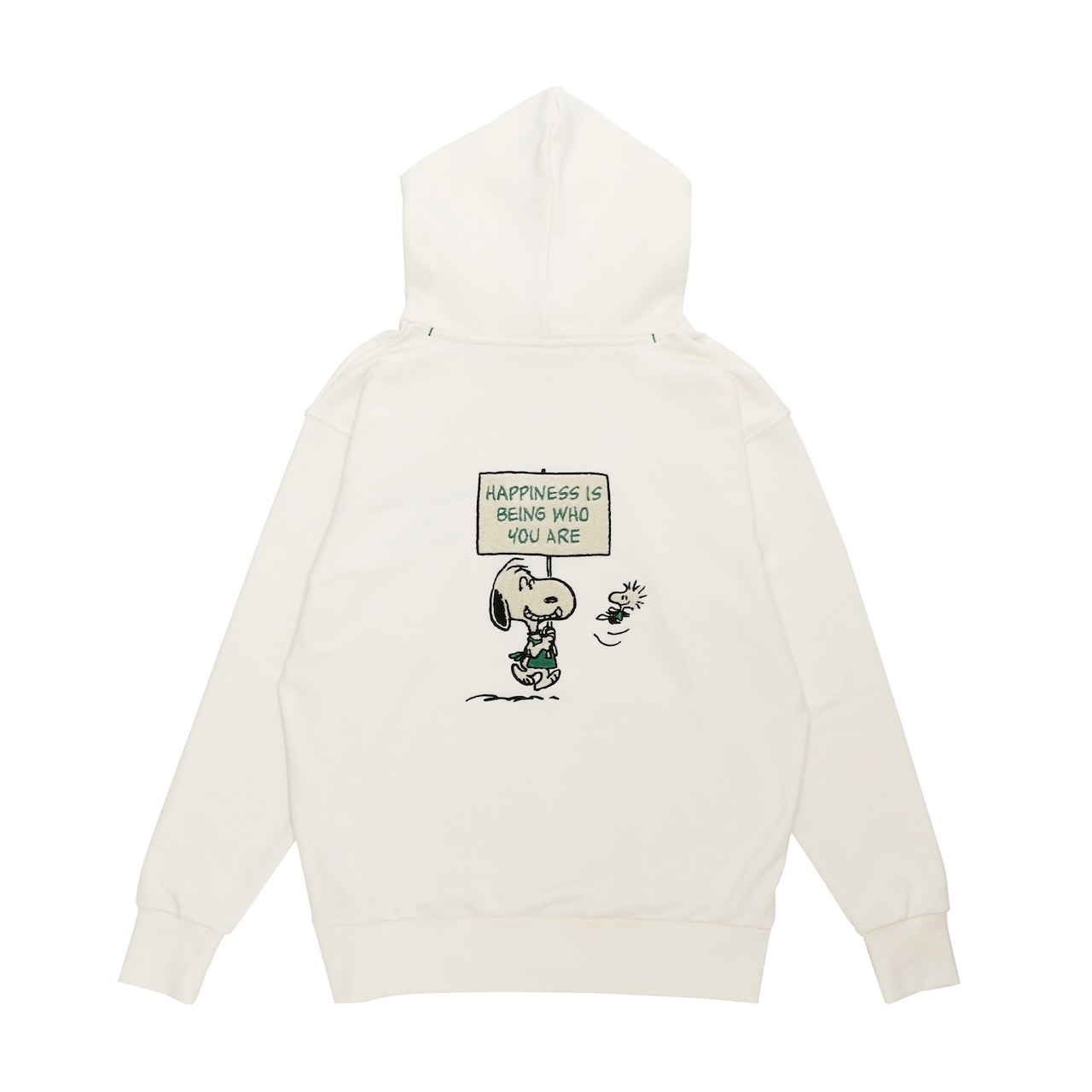 オーバーサイズパーカー オフホワイト PEANUTS Snoopy S-M / L-XL